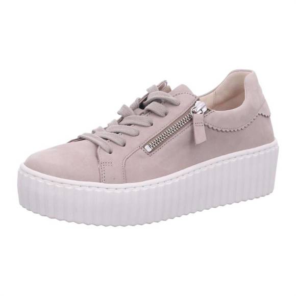 NEW GABOR women's linen sneakers in creme - Picture 1 of 5
